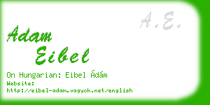 adam eibel business card